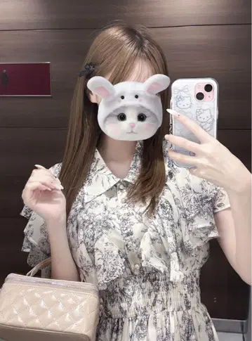 GRL 꽃무늬 프릴 플레어 원피스 [pm582]