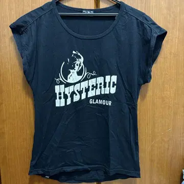 히스테릭 글래머 반팔 티셔츠 블랙