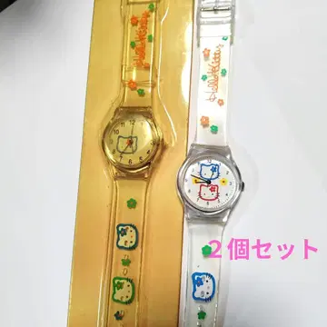 레트로 헬로키티 손목시계 2개 세트