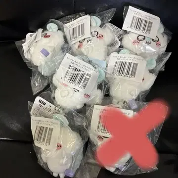 모몽가 가득 복권 치이카와 (먼작귀) E상 모구모구 7개 세트
