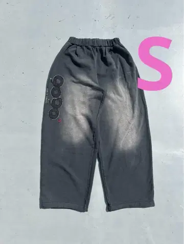 9090 OG 로고 빈티지 스웨트 팬츠 블랙 s