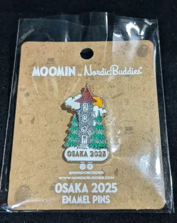 오사카 간사이 엑스포 EXPO2025 핀 배지 무민 저택 북유럽관