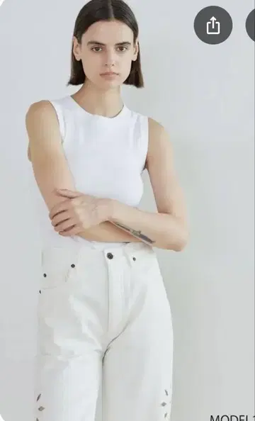 SeaRoomlynn 올드 간이 침대 Fit 탱크탑 화이트