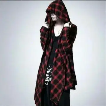 civarize V 스타일 락 체 114 라이더 드레이프 후드티