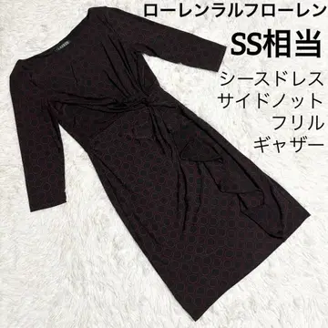Lauren Ralph Lauren 시스 드레스 사이드 노트 프릴