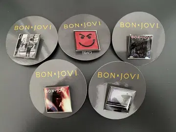 BON JOVI 본 조비 핀즈 캡슐 핀 배지 가챠 5종 세트