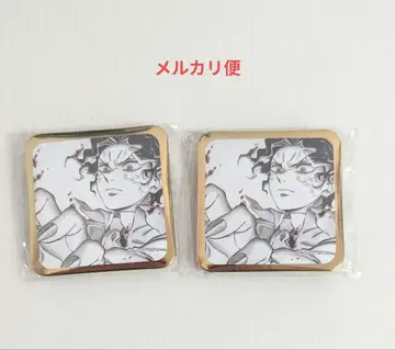 귀멸의 칼날 ufotable DINING 키부츠지 무잔 캔뱃지 2개