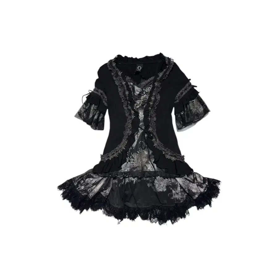 OzzOn Ozz Croce レースアップ Tシャツ グランジ　ゴスロリ Ozz On - closet child オンラインショップ
