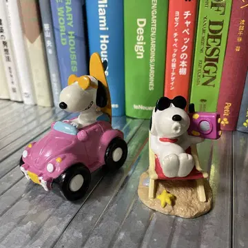 빈티지 아프로즈 PEANUTS 스누피 하와이 PVC 피규어