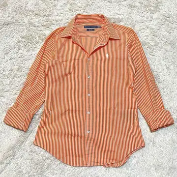 랄프 로렌 RALPH LAUREN 스트라이프 셔츠 호스 자수
