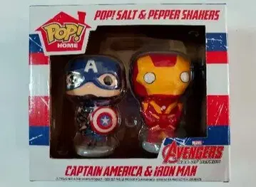 FUNKO POP! SALT&PEPPER 캡틴 아메리카 & 아이언맨