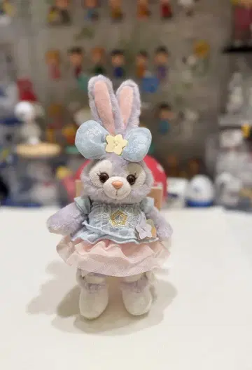 상하이 디즈니 내추럴 컬러 스텔라 루 봉제 인형 키링