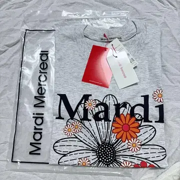 새상품 마르디메크르디 Mardi Mercredi 꽃무늬 프린트 티셔츠