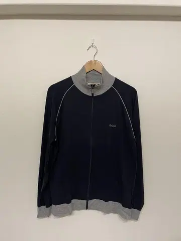 HUGO BOSS 풀 집업 드라이버 티셔츠 L