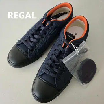 미사용 새상품 REGAL 네이비 스니커즈 교체용 끈 포함 남성용 27cm