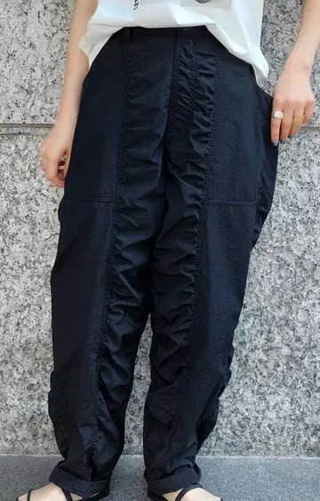 스텔라 쉬폰 블랙 팬츠