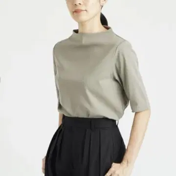 MARW UNITED ARROWS 23SS 땀 얼룩 방지 하이넥 티셔츠