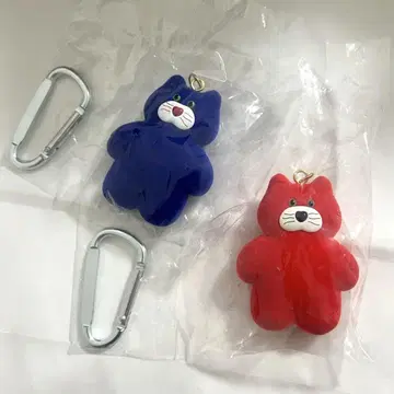 2개 mojojojo 가챠 캡슐 토이 카라비너 키링