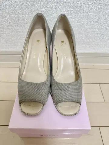 DIANA WELL FIT 주트 감싸기 웨지 펌프스