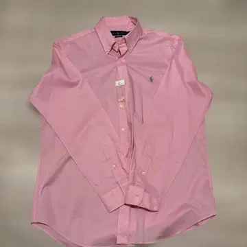 Ralph Lauren Classic Fit 핑크 와이셔츠 L