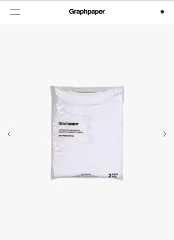그라프페이퍼 DRY2-PackCrewNeckTee 사이즈 2 1장만