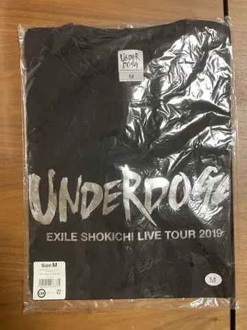 EXILE SHOKICHI UNDERDOGG 티셔츠 M 사이즈
