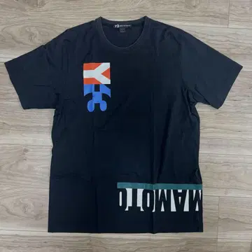 Y-3 그래픽 티셔츠 XL 블랙