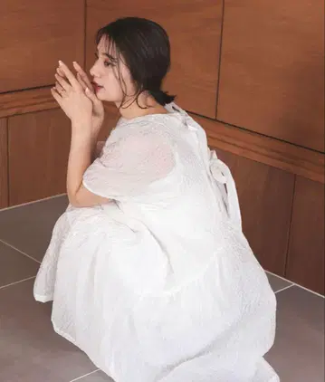 도노반 후쿠레 자카드 원피스
