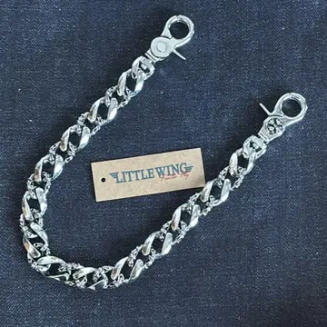 LITTLE WING 70's 크로스 각인 지갑 체인 LW736