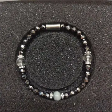 메루카리 규정 비즈 팔찌 18.5cm