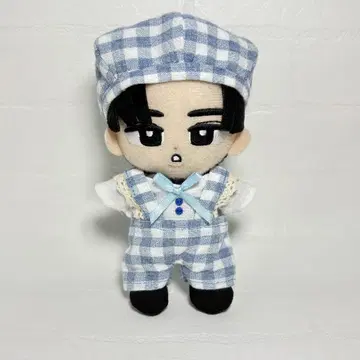 스노 치루 의류 핸드메이드 파랑 체크