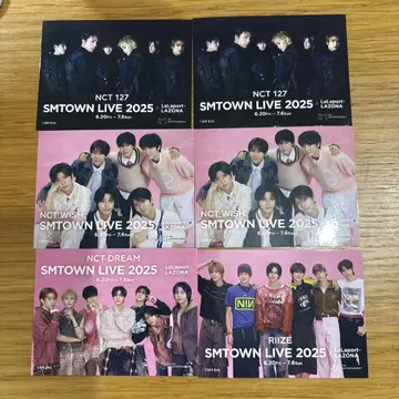 NCT 127 NCT WISH NCT DREAM Riize 포스터 세트