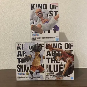원피스 KING OF ARTIST 루피 피규어 3개 세트