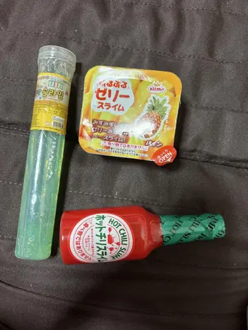 한국 슬라임 묶음 판매 탱탱한 젤리 슬라임 핫 칠리 슬라임