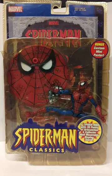 TOYBIZ CLASSICS SPIDER MAN (포스터 포함) 6인치