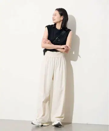 저널 스탠다드 나일론 스트레치 와이드 팬츠 40