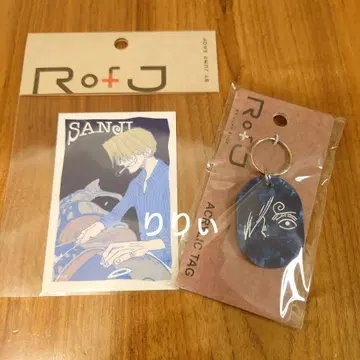 RofJ 점프샵 아크릴 택 스티커 원피스 상디