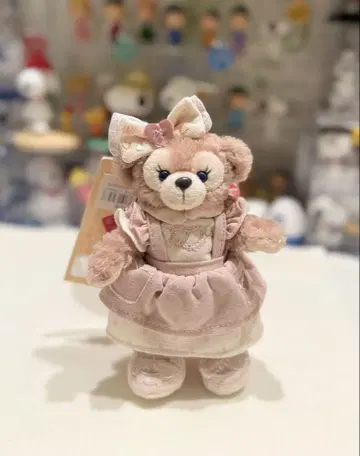 상하이 디즈니 내추럴 컬러 셰리 메이 봉제 인형 키링