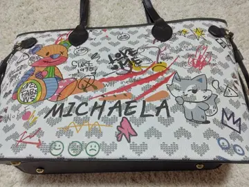 MICHAELA 그래피티 토트 백