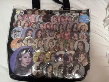 TWICE 쯔위 캔뱃지 토트백 세트