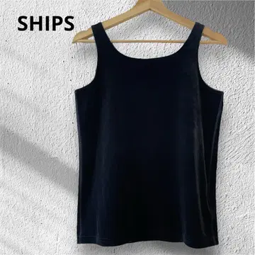 SHIPS 24FW 스퀘어 넥 탱크탑 벨로아 손세탁 가능
