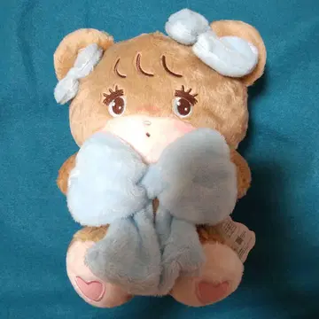 mikko characters 안아주는 리본 봉제 인형 라떼