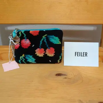 FEILER LOVERARY 체리 도트 키 카드 파우치
