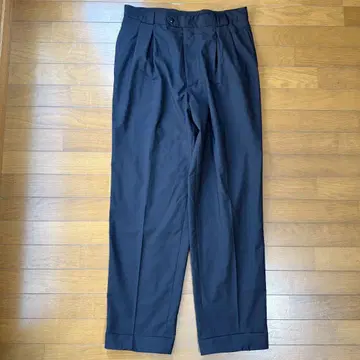 HUGO BOSS WIDE PANTS 사이즈 표기 050 BLK