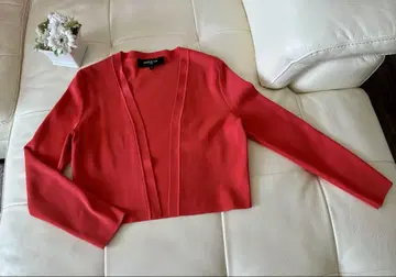 PAULE KA 빨간색 긴팔 가디건 M