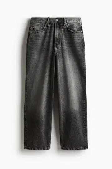 H&M 배기 데님 블랙 32 30