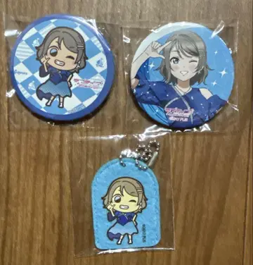 와타나베 요 캔뱃지 펠트 퍼펫 러브 라이브 Aqours 피날레 가챠