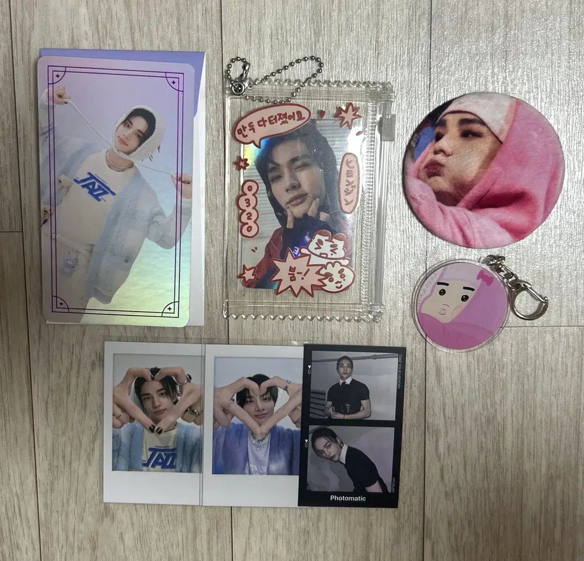 Urgent Stray Kids Hyunjin i.n Photocard Goods Unofficial Goods Keu-Rib Mu-Ple