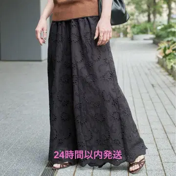 B.CSTOCK 아일렛 레이어드 이지 와이드 팬츠 블랙 즉시 발송