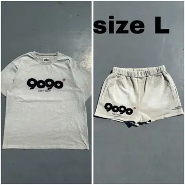 9090 로고 셋업 L 사이즈 그레이